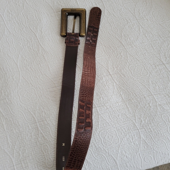 Giogio Italy Leather Belt w/ Euro Metal Buckle - Picture 1 of 8